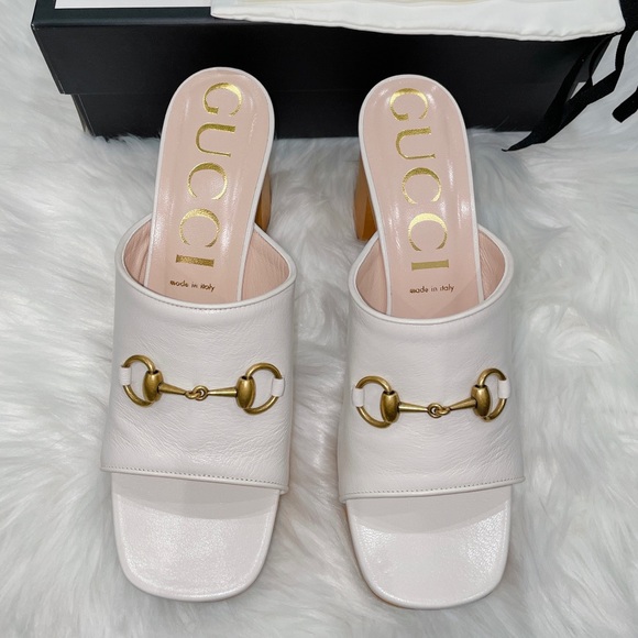 Gucci horsebeit Granada platform slides - Picture 3 of 11